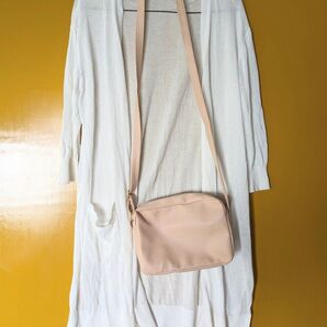 INGNI ホワイトロングカーディガン ショルダーバッグ セット