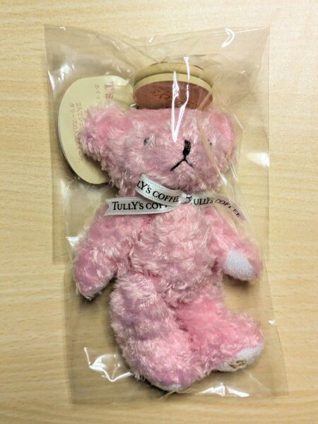 タリーズベア パンケーキ ぬいぐるみ マスコット ピンク タグ付き 2016 テディベア