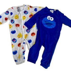 【H&M】セサミストリート カバーオール 2枚組