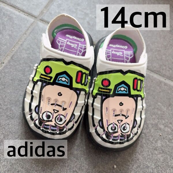 【 adidas 】アディダス ベビーサンダル 14cm トイストーリー バズ