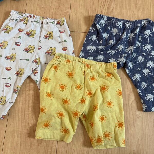 ユニクロ セット 3枚 まとめ売り 可愛い おしゃれ カラフル シンプル 半ズボン 男の子 女の子 夏 秋