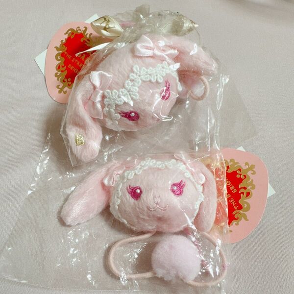 BABY the STARS SHINE BRIGHT うさくみゃ ヘアゴム ピンク 2個セット ロリィタ
