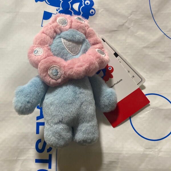 ミャクミャク ぬいぐるみ 大阪万博 ピンク 水色 ブルー パステル