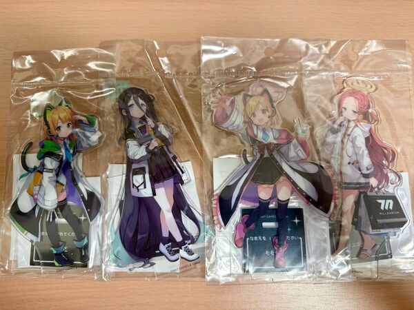 ブルーアーカイブ ゲーム開発部 アクスタ アクリルスタンド アリス モモイ ミドリ ユズ