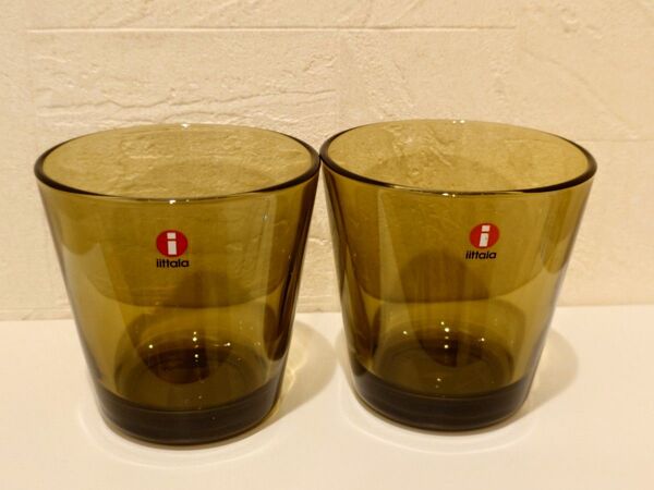 「廃盤・希少品」iittala イッタラ カルティオ タンブラー オリーブ