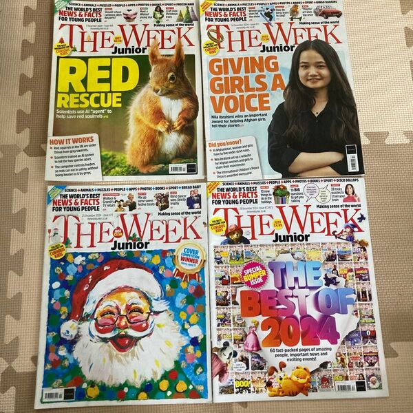 THE WEEK Junior 2024年12月分 4冊 英語多読