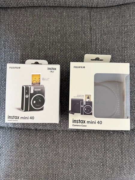 富士フイルム インスタントカメラ チェキ instax mini 40 ケース付