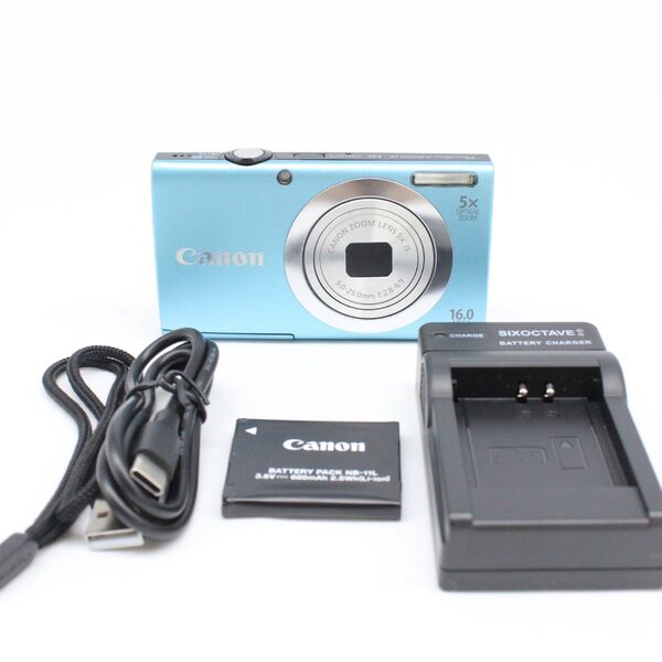 Canon PowerShot A2400 IS ボディ ブルー