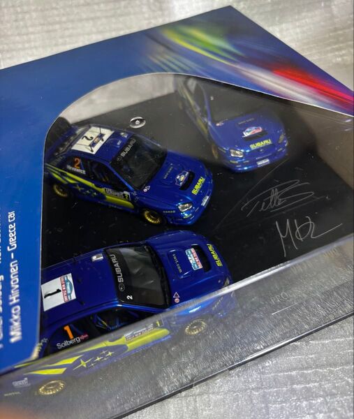 1/43 ミニカー スバル インプレッサ ラリーカー 3台セット プロドライブ 2000台限定 WRC 2000 555 STI