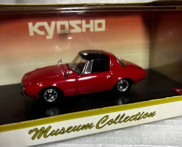 1/43 ミニカー 京商 TOYOTA S800 レッド トヨタ スポーツ ヨタハチ 空冷水平対向 クーペ 昭和 名車 旧車