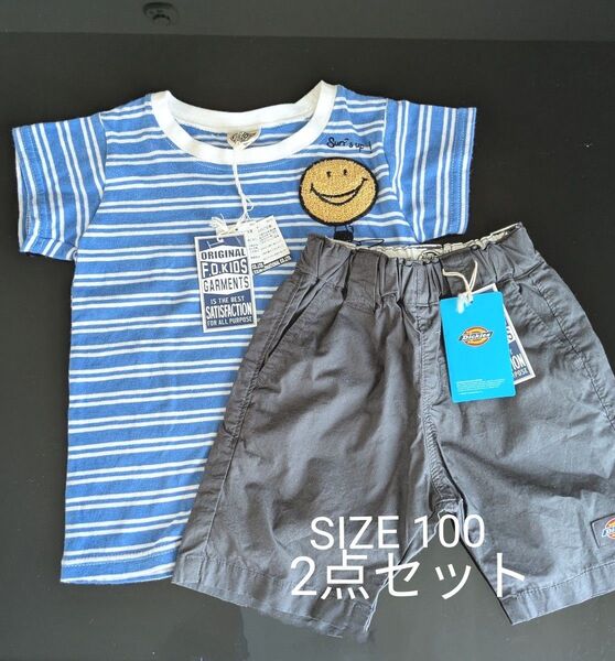 F.O.KIDS Tシャツ Dickies ハーフパンツ 2点セット 100cm