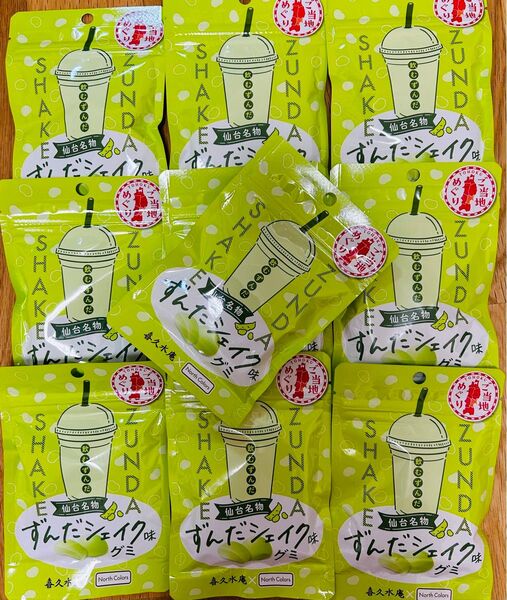 喜久水庵 ずんだ ずんだシェイク味 グミ 40g 10袋セット