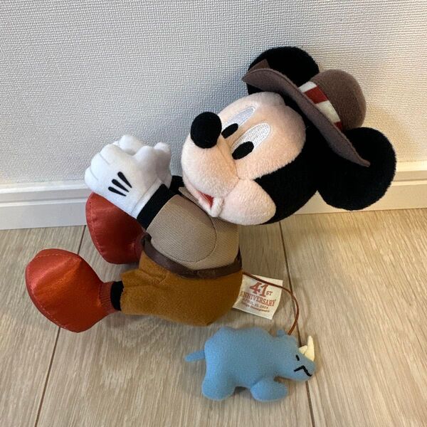 ディズニー 41周年 ジャングルクルーズ ぬいぐるみクリップ ディズニーランド ディズニーリゾート ミッキー ミッキーマウス