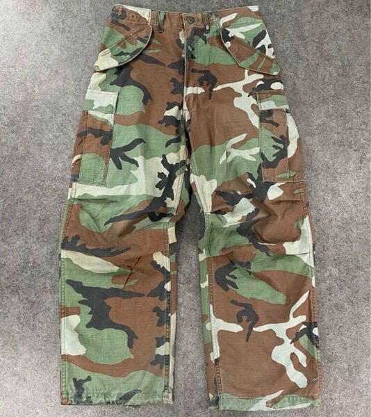 ウッドランドカモ ミリタリー カーゴパンツ アメリカ軍 ミリタリーパンツ カモフラ archive y2k 80s 古着