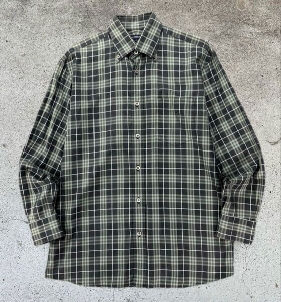 90's 00's BURBERRY バーバリー ネルシャツ シャツ チェックシャツ archive 古着 y2k 長袖シャツ