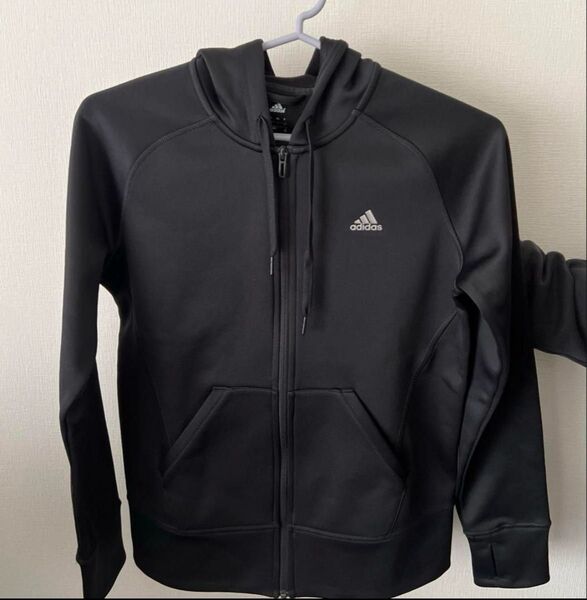 adidas パーカー アディダス ジップアップ ブラック テック ブラック 古着 y2k used old cityboy