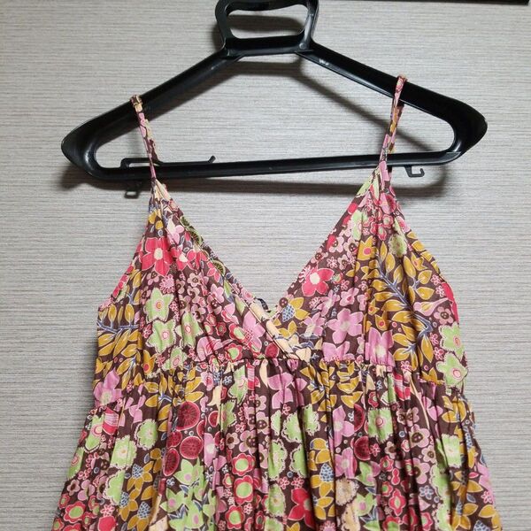 AKUALANI アクアラニ 花柄キャミソールワンピース