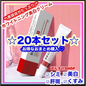 【新品】正規品EBUG 研美白斑霜 シミ・肝斑・そばかす 美白クリーム20本