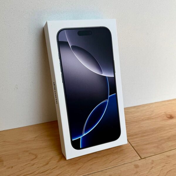 【新品/破格】iPhone 16 Pro Max 256GB ブラックチタニウム MYWG3J/A