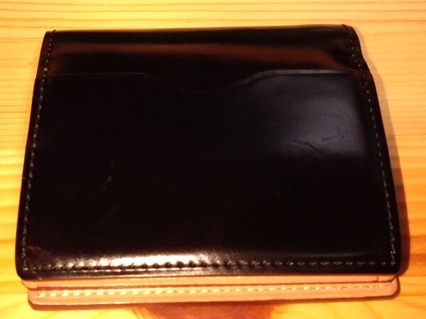 美品 GANZO ガンゾ CORDOVAN コードバン BOX小銭入れ付きコンパクト札入れ 定価57,200円