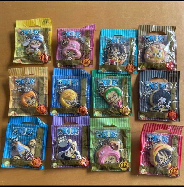 ONE PIECE クッキーマスコット 12個セット まとめ売り コンプリート