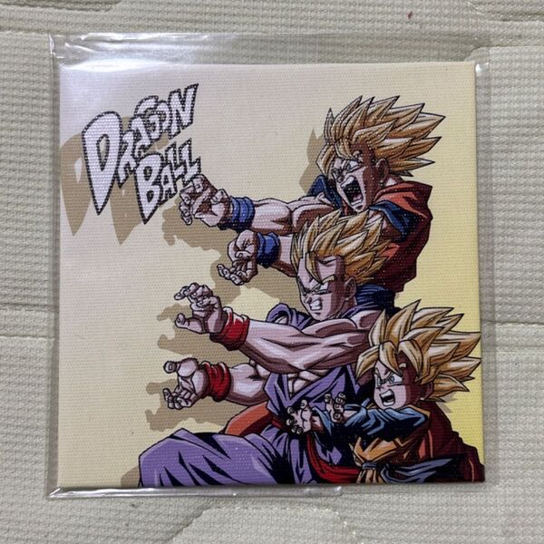 ドラゴンボールZ 親子かめはめ波 キャンバスアート 紙製スタンド付き 【激レア】【状態良好】