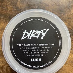 LUSH ラッシュ ダーティ トゥースペーストタブ 歯磨き用タブレット