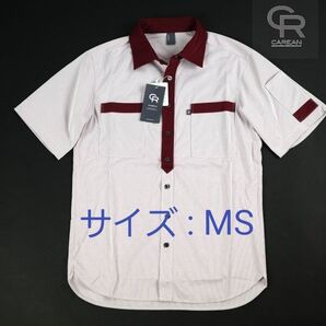 【新品】CAREAN トリコット素材 半袖ニットシャツ(MS) ※4677※1731