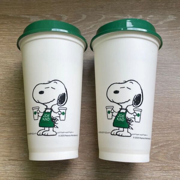 スタバ PEANUTS リユーザブルカップ 473ml 2個セット