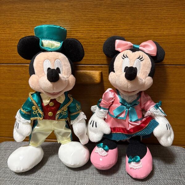 【宿泊者限定】ディズニーランドホテル ミッキー ミニー ぬいぐるみバッジ セット