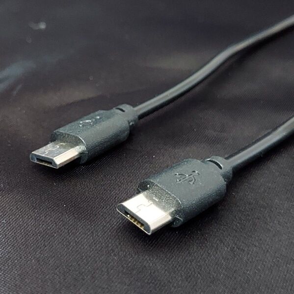 2本組 約50cm MicroUSB USBケーブル 充電 充電ケーブル
