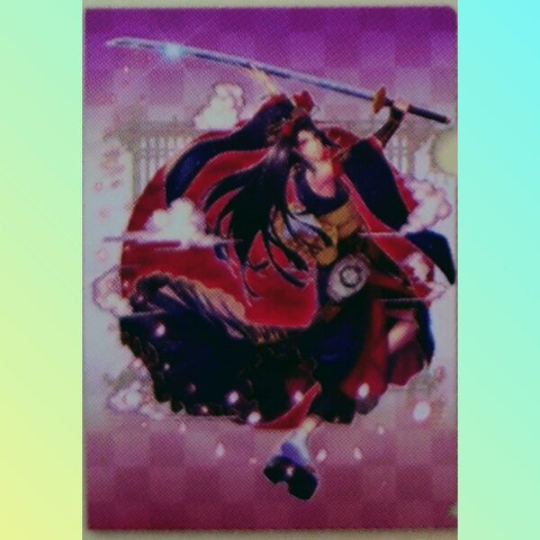 刀剣乱舞 記念祝画 クリアファイル 次郎太刀