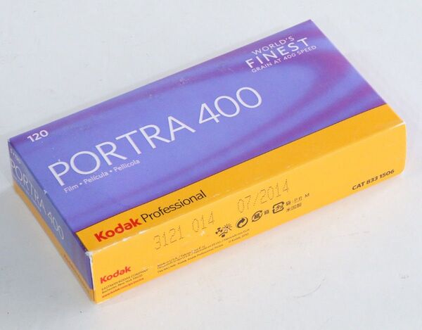 未使用 コダック Kodak ポートラ 400 ブローニー 5本セット 120 期限切れ 2014-07 PORTRA カラーネガ