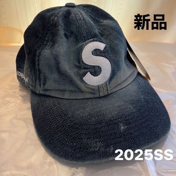 【新品】大人気デザイン!Supreme シュプリーム ×コーデュラ デニム S Logo 6-Panel キャップ 帽子