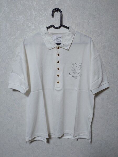 VALENZA FO SPORTS ホワイト ポロシャツ メンズ M