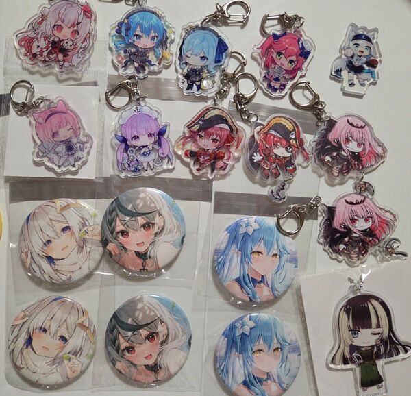 ホロライブグッズ 缶バッジ アクリルキーホルダー アクリルスタンド アクスタ