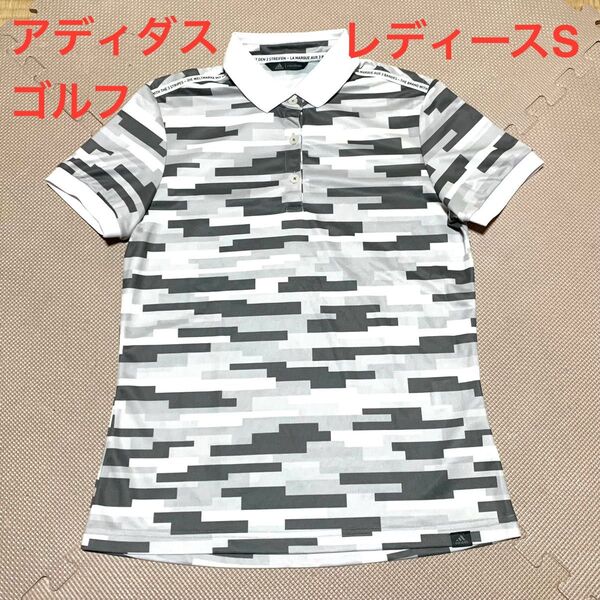 美品 アディダスゴルフウェア 半袖ポロシャツ レディースSサイズ