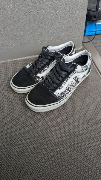 Vans Old Skool 28cm ブラック スカル 希少