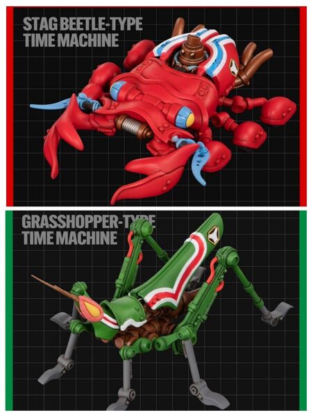 2種セット タイムボカン タイムクワガッタン タイムドタバッタン いきもの大図鑑 Art In Gashapon