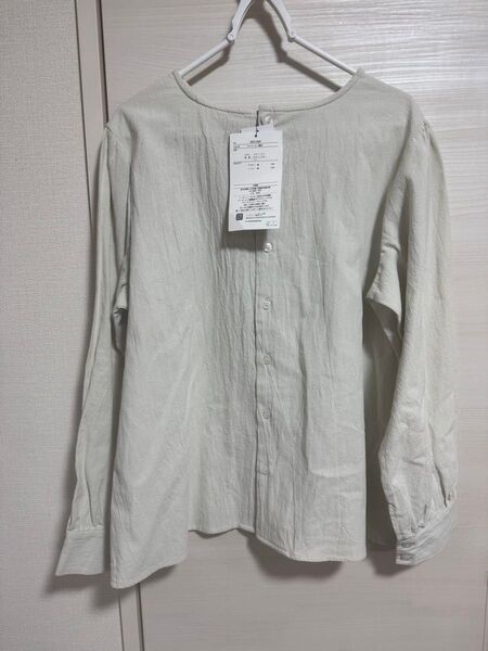 【クーポン使用で500円!】シーズンリーズン season reason 綿100% コットンブラウス LL