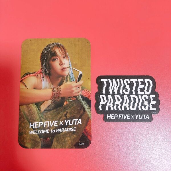 【新品】YUTA HEP FIVE コラボステッカー セット / WELCOME to PARADISE NCT 127 中本悠太