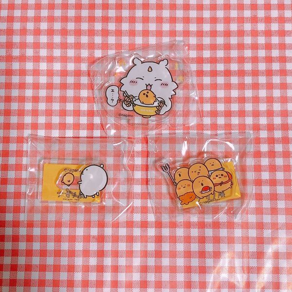 【新品】もぐらコロッケ アクリルスタンド 3点セット /ナガノのくま あのこ ナガノ展 ナガノキャラクターズ ナガノマーケット