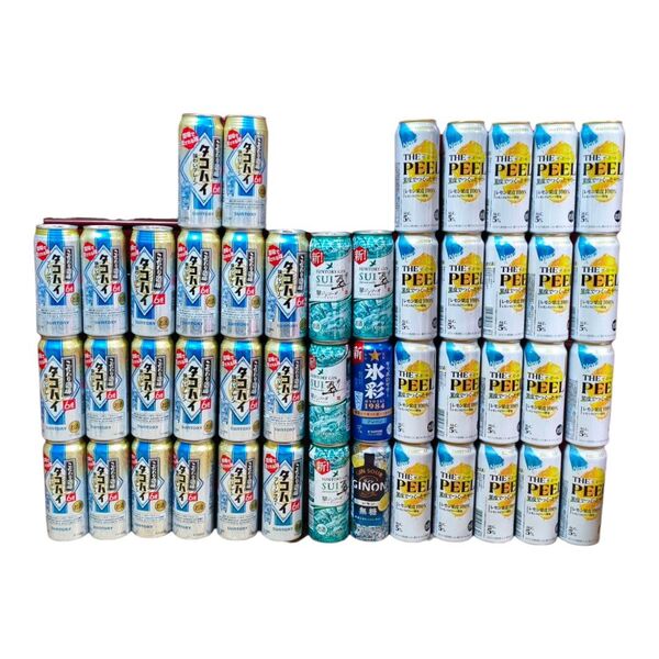 【限定特価!チューハイ500ml 45本セット!】-サントリーTHE.PEEL タコハイ 翠ソーダ 家飲み・BBQ 500ml