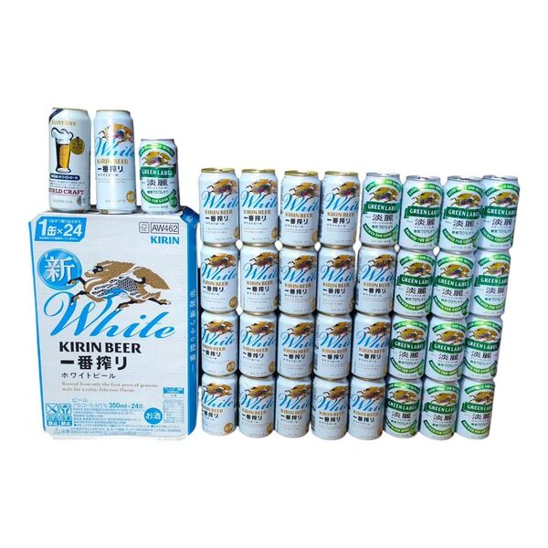 【週末限定特価!キリンビール60本まとめ売り!】一番搾りホワイト淡麗グリーンラベル
