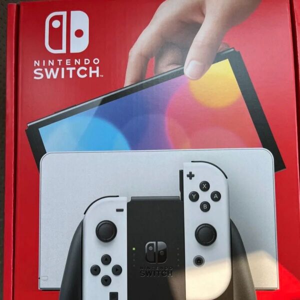 Nintendo Switch ホワイト 有機ELモデル ニンテンドースイッチ 新品未開封品 店印あり