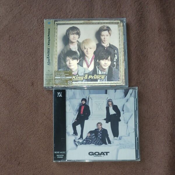 1stアルバム King & Prince (初回限定盤B) (2CD) GOAT(通常盤) Number_i セット