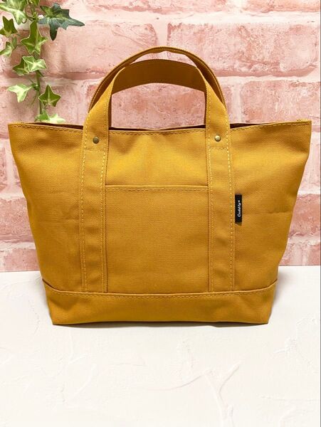 帆布ミニトートバッグ ハンドメイド