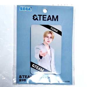 【クーポン(取得必要)半額引き~9月1日迄・レア】非売品 &TEAM ユウマ YUMA 缶バッジ ブローチ セガ SEGA
