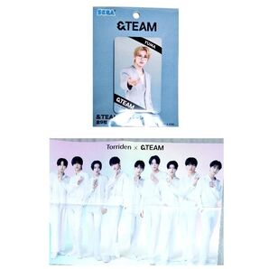 【クーポン(取得必要)500円引き~9月1日迄・レア】非売品 &TEAMセット ユウマ 缶バッジ ブローチ SEGA ポスター