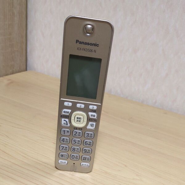 パナソニック増設用子機KX-FKD506-N Panasonic 親機と増設確認 内線通話確認済 バッテリー未付属☆